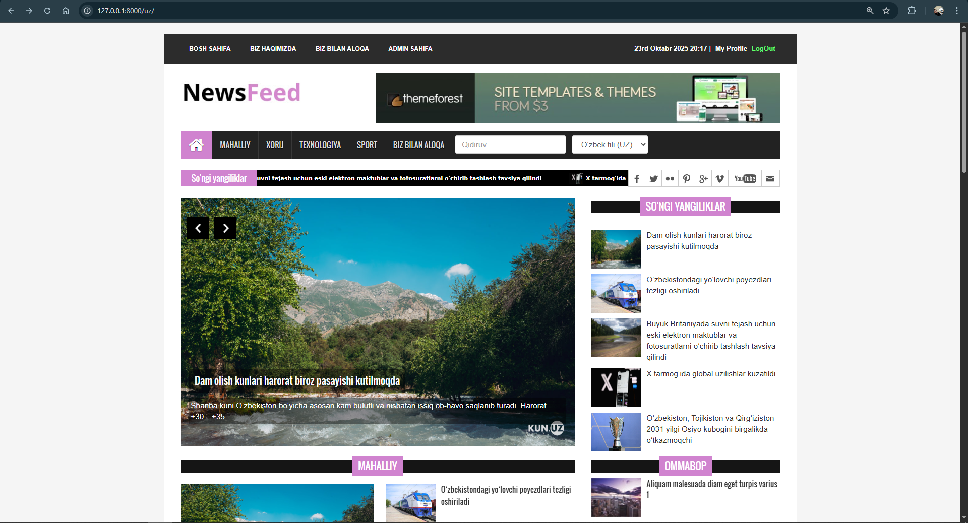 News Website